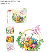 Color box summer flower blocks 635PCS